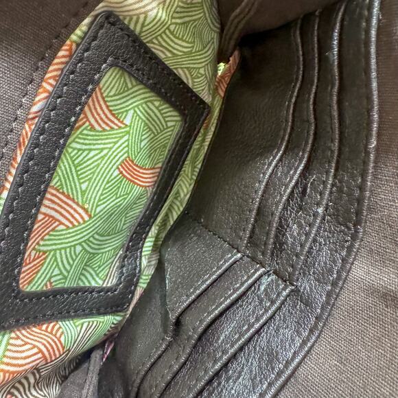 The Sak Dark Brown Pebbled Leather Mini Crossbody Bag | Wallet Phone Purse - Picture 8 of 8